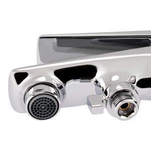 Набор смесителей Qtap 2 в 1 Vlasta для ванны QTVL1028H102C + QTVLA3028102GC хром фото
