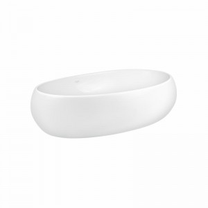 Раковина-чаша Qtap Leo 600х400х155 White с донным клапаном QT11117060GW