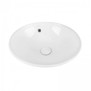 Раковина-чаша Qtap Robin 383х383х175 White с донным клапаном QT1311L408W