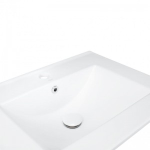 Раковина Qtap Albatross 600х470х180 White с донным клапаном QT01113060CW