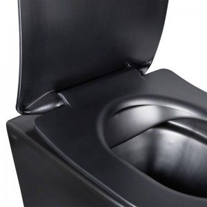 Унитаз подвесной Qtap Robin New безободковый с сиденьем Soft-close QT1333046ENRMB фото