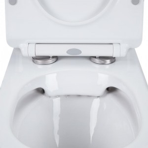 Унитаз-компакт Qtap Presto безободковый с сиденьем Soft-close QT24221217AW фото