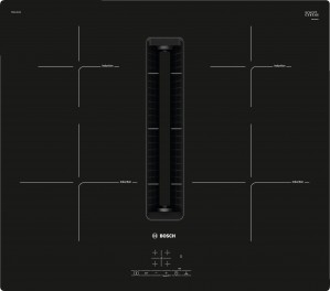 Индукционная варочная поверхность с вытяжкой Bosch PIE611B15E фото