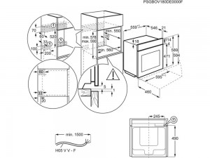 Духовой шкаф Electrolux EOB8S39H схема