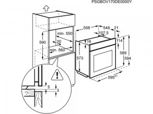 Духовой шкаф Electrolux EOD6C77WV схема