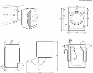 Встраиваемая стиральная машина с сушкой Electrolux EW7W368SIU фото