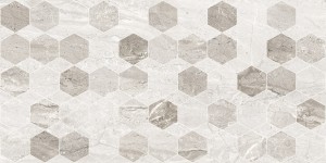 Плитка Golden Tile Marmo Milano 30x60 Hexagon светло-серый фото