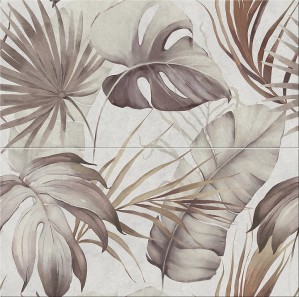 Декор-панно Opoczno Tamisa Leaves 59.4x60 Satin фото