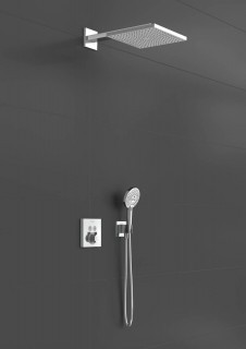 Душевая система скрытого монтажа Hansgrohe Raindance E 300 1jet с ShowerSelect Square 27952000 фото