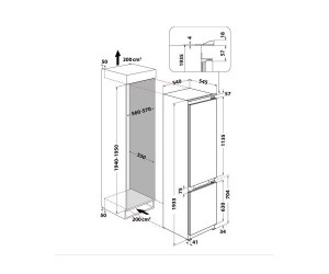 Встраиваемый холодильник Hotpoint-Ariston HAC20T321 193.5 x 54 x 54.5 см фото