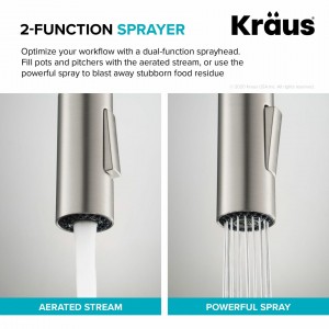Кухонный смеситель Kraus KPF-2820BB бронза фото