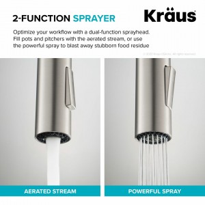 Кухонный смеситель Kraus KPF-2821SFACB бронза фото