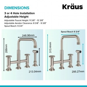 Кухонный смеситель Kraus KPF-3125BG матовое золото фото