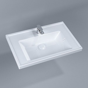 Умывальник накладной Quarter Bath New Line 65х45 белый 70LN21065