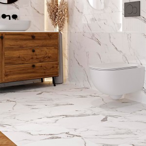 Грес Cersanit Arctic Stone 42х42 White мат интерьер