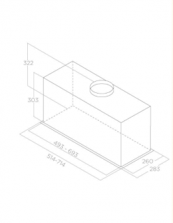 Вытяжка Elica ENTER IX/A/72 схема