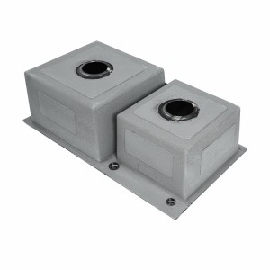 Кухонная мойка 78*43 PVD черная на две чаши Platinum Handmade HDB (круглый сифон, 3.0/0.8) SP000041719