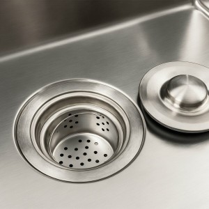 Кухонная мойка нержавейка 78*43 L Platinum Handmade два отверстия 3.0/0.8 мм SP000041345