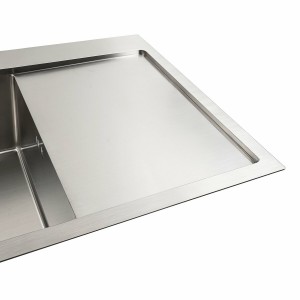 Кухонная мойка нержавейка 78*48 L Platinum Handmade два отверстия 3.0/0.8 мм SP000041330