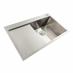 Кухонная мойка нержавейка 78*48 R Platinum Handmade два отверстия 3.0/0.8 мм 
SP000041329