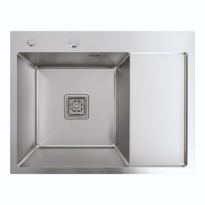 Мойка Platinum Handmade 650x500x230 L нержавейка 3.0/1.0 мм SP000037029 фото