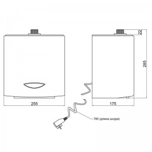 Дезинфектор Qtap Pohodli 220V бесконтактный QDZ2000WP White