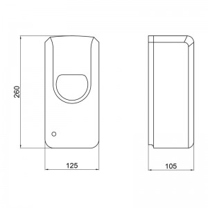 Дезинфектор Qtap Pohodli 6V бесконтактный QT170WH42921 White