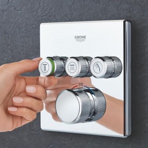 Душевая система скрытого монтажа Grohe Grohtherm Smartcontrol Cube 34864000 фото