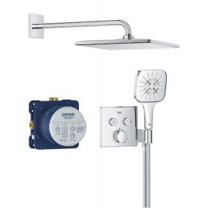 Душевая система скрытого монтажа Grohe Grohtherm Smartcontrol Cube 34865000 фото