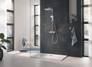 Душевая система Grohe Rainshower Smartactive 310 Cube 26649000 фото