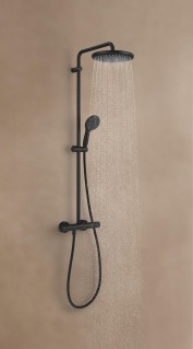 Душевая система Grohe Tempesta Cosmopolitan System 250 266702431 черный мат
