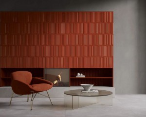Плитка Paradyz Monpelli 6.5х29.8 STR A Wine интерьер
