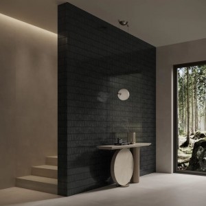 Мозаика Paradyz Monpelli 19.8х29.8 Murano Black интерьер