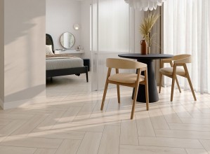 Грес Cersanit Calmwood 18.5х59.8 Cream интерьер
