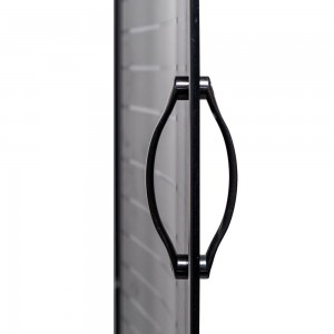 Душова кабіна VIVIA 091 Black s line JK New 90*90*191 мілкий піддон фото