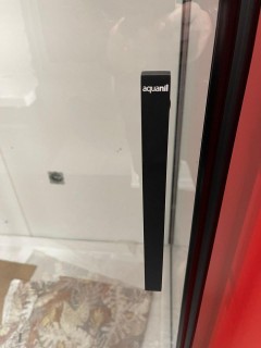 Душевая кабина Aquanil ALONZA BLACK стекло прозрачное профиль черный 90х90х190 см фото