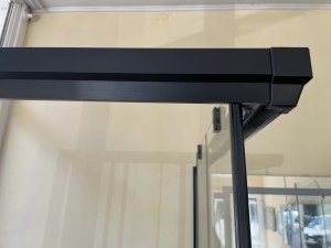Душевая кабина Aquanil UNIMAR BLACK стекло прозрачное профиль черный 120x90x190 см фото
