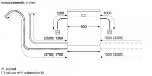 Посудомоечная машина Bosch SMS26DW00T схема