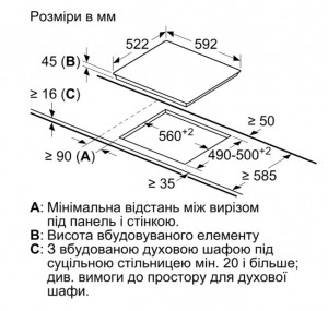 Электрическая варочная поверхнссть Bosch PKE611BA2E