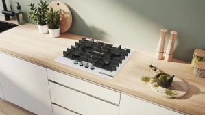 Газовая варочная поверхность Bosch PPP6A2I40R белое стекло