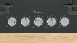 Газовая варочная поверхность Bosch PPQ7A6I45 75 см черное стекло фото
