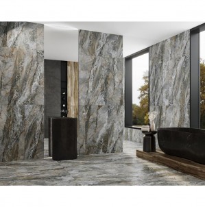 Грес Intergres Allure 60x120 серый 072G интерьер