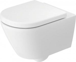 Унитаз подвесной Duravit D-Code 29030900212/0028490021 Rimless в комплекте с крышкой Soft-close 54x36 см фото