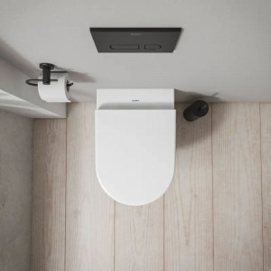 Унитаз подвесной Duravit D-Code 29030900212/0028490021 Rimless в комплекте с крышкой Soft-close 54x36 см фото