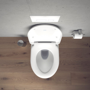 Унитаз подвесной Duravit Architec 45720900A1 Rimless в комплекте с крышкой Soft-close 575x365 мм белый глянец фото