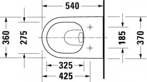 Комплект инсталляция для унитаза Grohe 38772001 + унитаз подвесной Duravit D-Neo 45770900A1 Rimless с крышкой 54x37 см фото