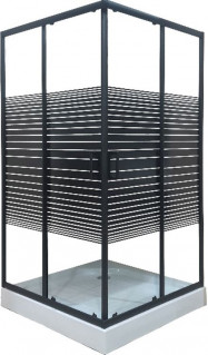 Душевая кабина KO&PO Linea квадратная 800х800х1930 мм фото