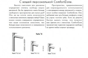 Смеситель для раковины Hansgrohe Talis E 71729000 с гигиеническим душем
