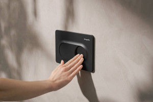 Смывная клавиша hansgrohe iFrame Original S 66002670 черный матовый фото