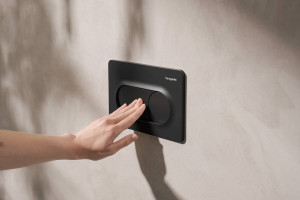 Смывная клавиша hansgrohe iFrame Original S 66002670 черный матовый фото